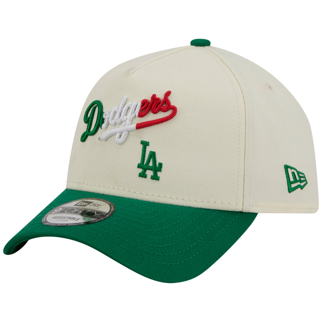 Los Angeles Dodgers Los Angeles Crown the City - MEX Script - Chrome/Green New Era 9FORTY