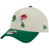Los Angeles Dodgers Los Angeles Crown the City - MEX Script - Chrome/Green New Era 9FORTY