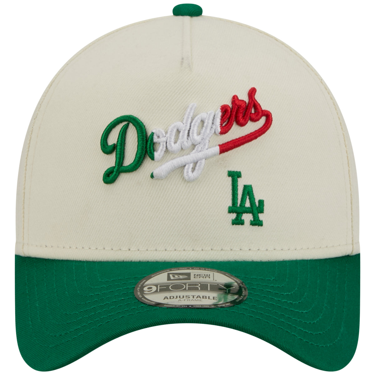 Los Angeles Dodgers Los Angeles Crown the City - MEX Script - Chrome/Green New Era 9FORTY