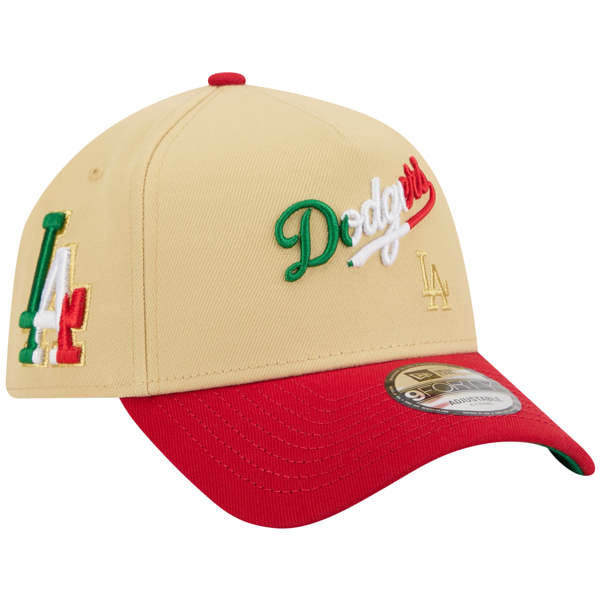 Los Angeles Dodgers Los Angeles Crown the City - MEX Script - Gold/Red New Era 9FORTY