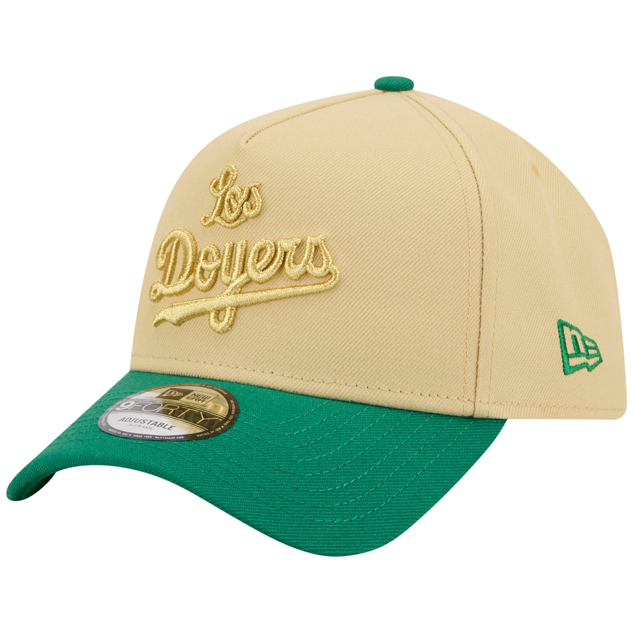 Los Angeles Dodgers Los Angeles Crown the City - Doyers - Gold/Green New Era 9FORTY