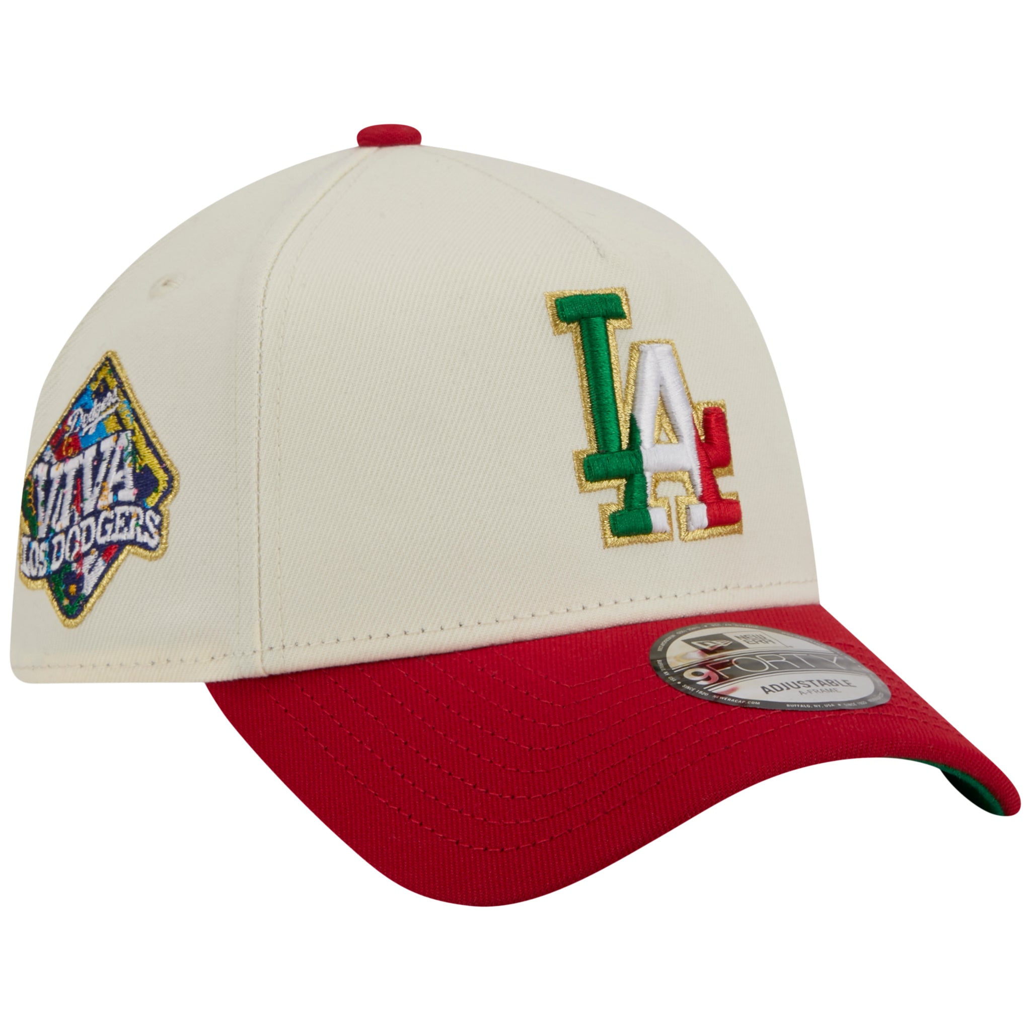 Los Angeles Dodgers Los Angeles Crown the City - MX Flag Fill - Chrome/Red New Era 9FORTY