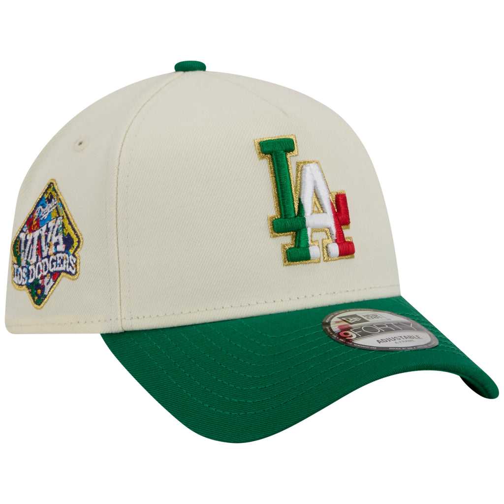 Los Angeles Dodgers Los Angeles Crown the City - MX Flag Fill - Chrome/Green New Era 9FORTY