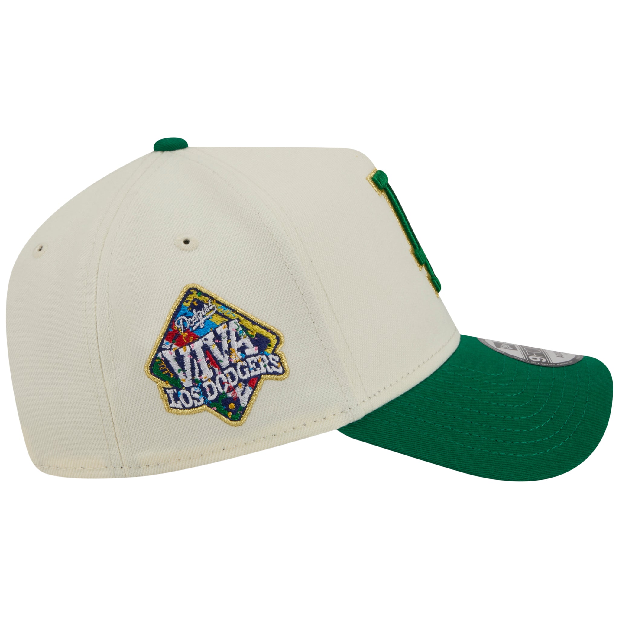 Los Angeles Dodgers Los Angeles Crown the City - MX Flag Fill - Chrome/Green New Era 9FORTY