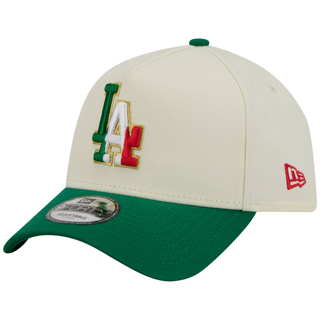 Los Angeles Dodgers Los Angeles Crown the City - MX Flag Fill - Chrome/Green New Era 9FORTY