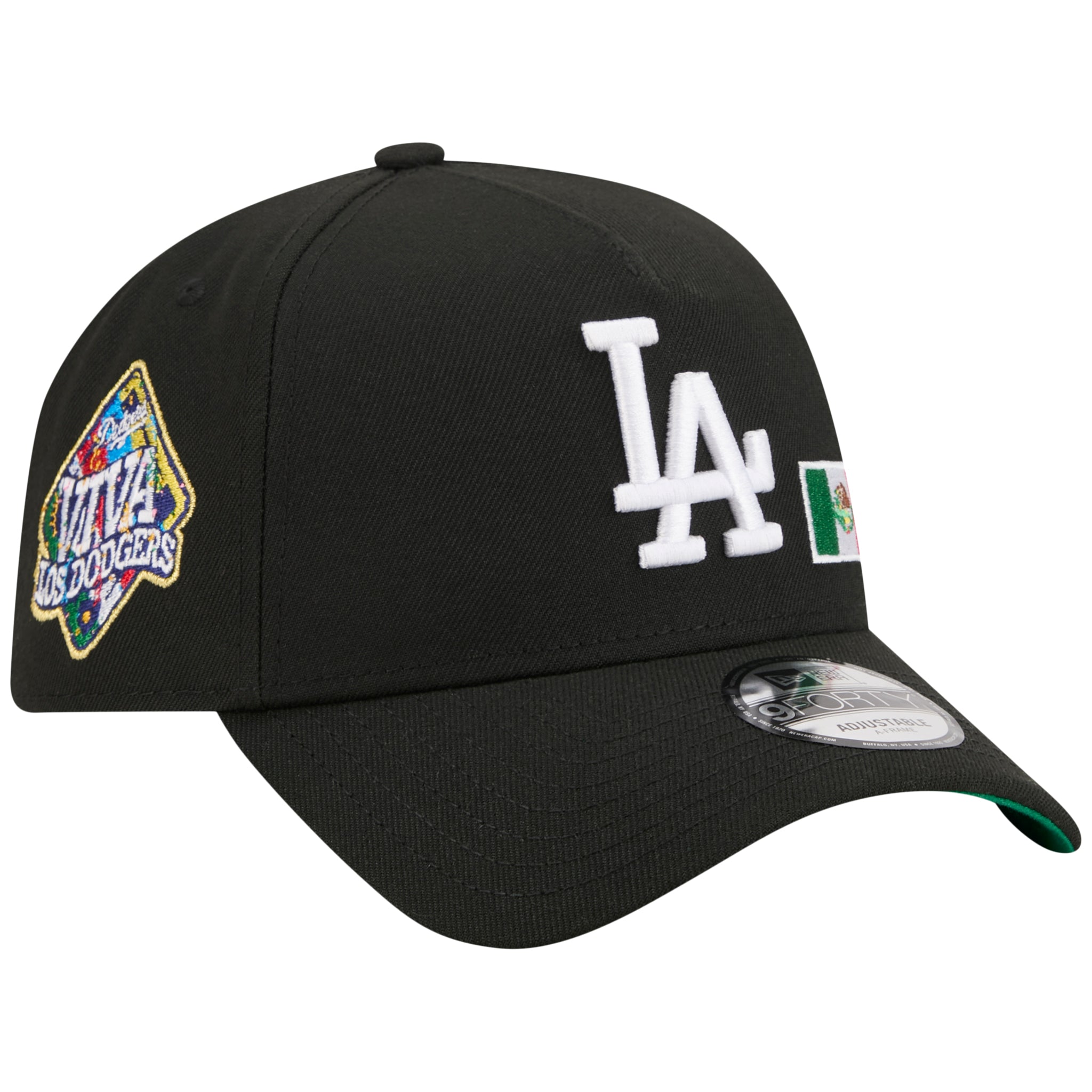 Los Angeles Dodgers Los Angeles Crown the City - MX Flag - Black/Black New Era 9FORTY