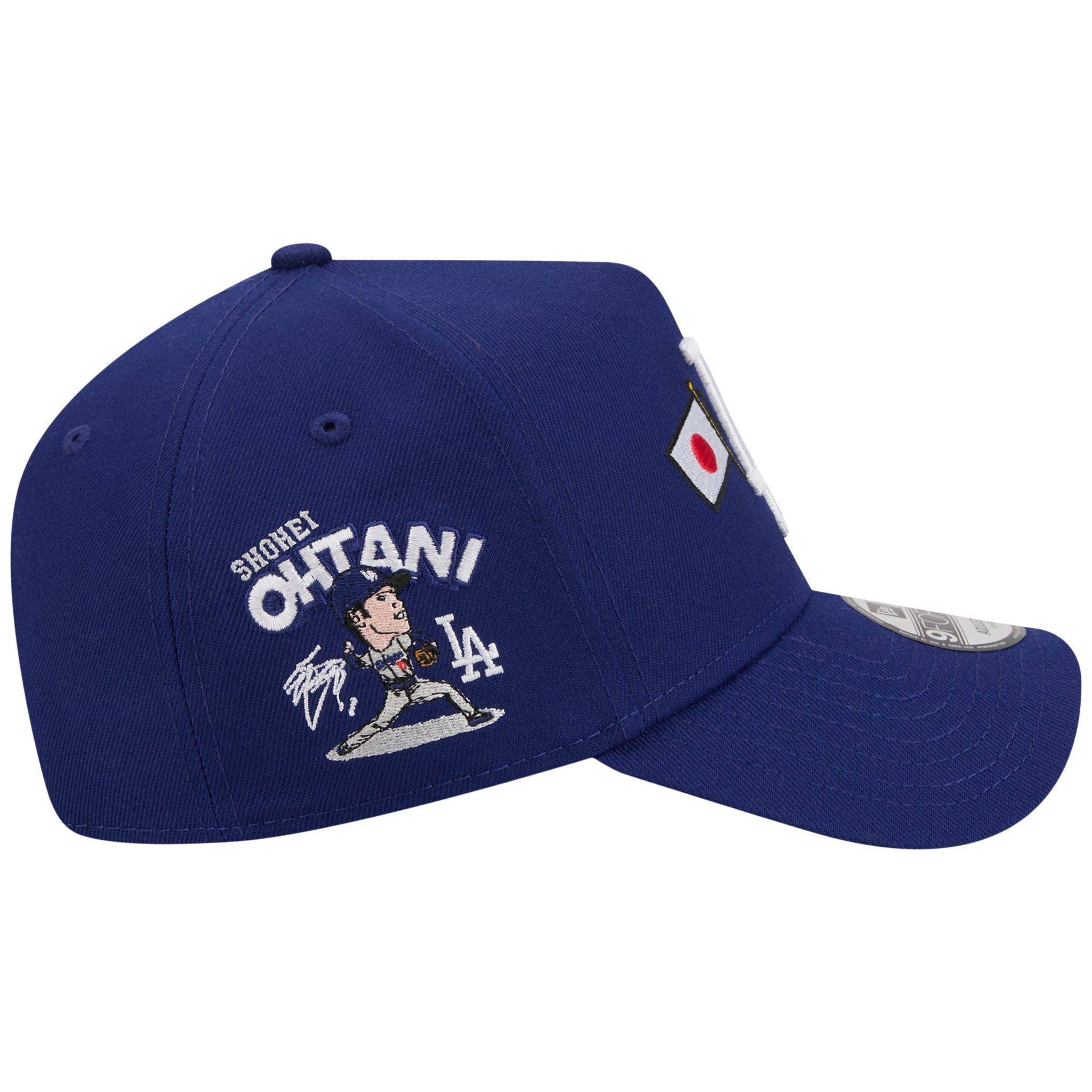 Los Angeles Dodgers Los Angeles Crown the City - JAPAN USA Flags - Royal/Royal New Era 9FORTY