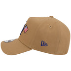 Los Angeles Dodgers Los Angeles Crown the City - JAPAN USA Flags - Khaki/Khaki New Era 9FORTY