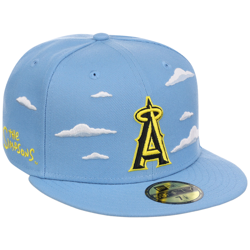 Anaheim Angels MLB Simpsons 'Clouds' New Era 59FIFTY – LidsHatDrop