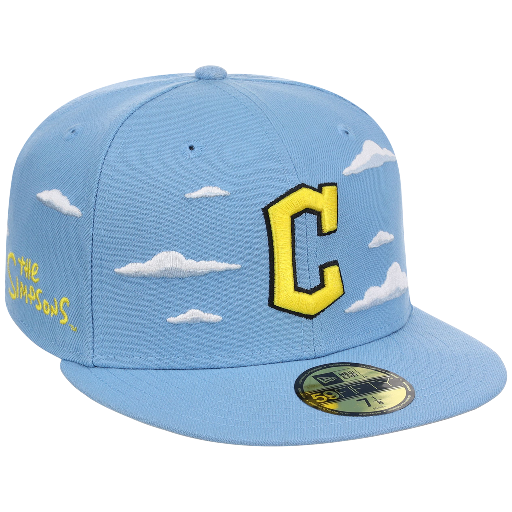 Cleveland Guardians MLB Simpsons 'Clouds' New Era 59FIFTY