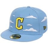 Cleveland Guardians MLB Simpsons 'Clouds' New Era 59FIFTY