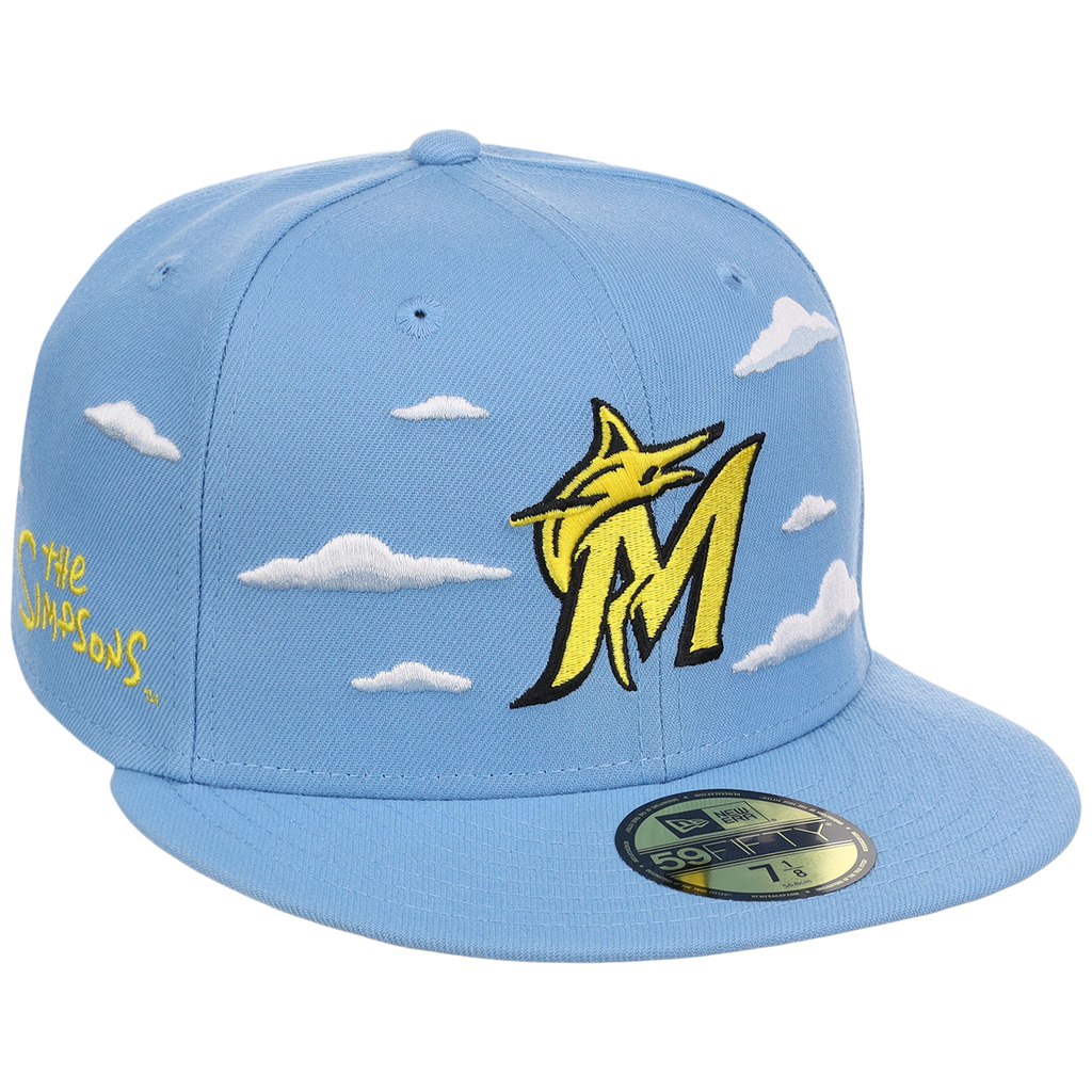 Miami Marlins MLB Simpsons 'Clouds' New Era 59FIFTY
