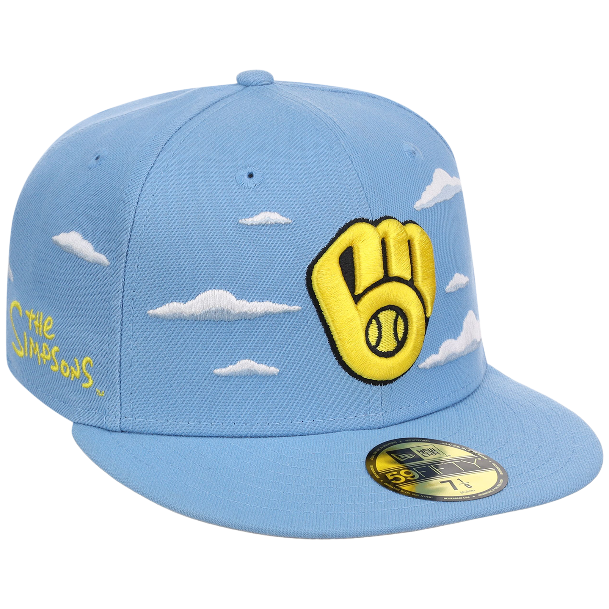 Milwaukee Brewers MLB Simpsons 'Clouds' New Era 59FIFTY