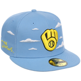 Milwaukee Brewers MLB Simpsons 'Clouds' New Era 59FIFTY