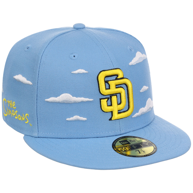 San Diego Padres MLB Simpsons 'Clouds' New Era 59FIFTY – LidsHatDrop