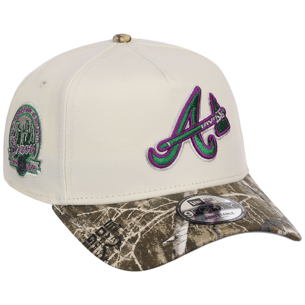 Atlanta Braves MLB Purple Trees New Era 9FORTY