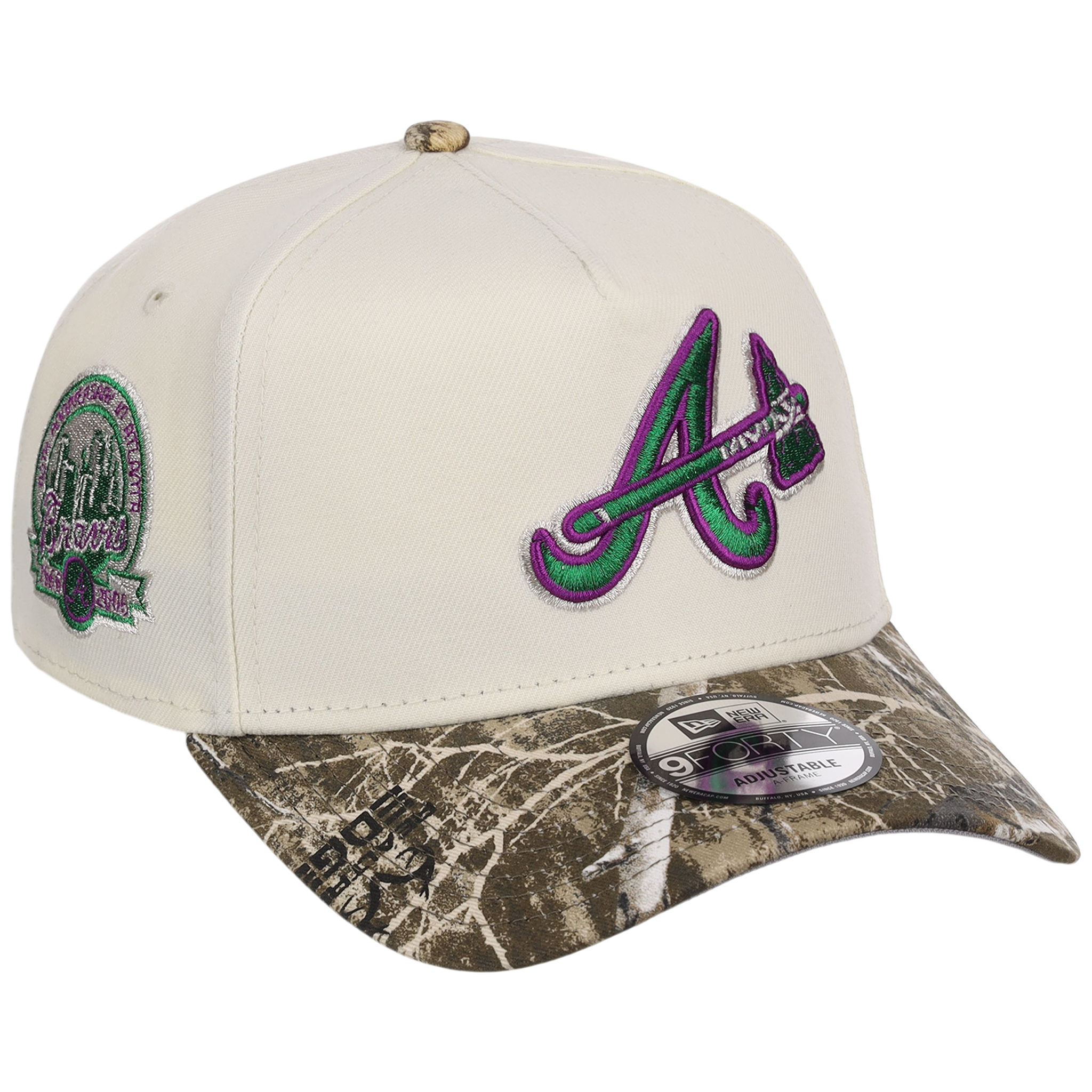 Atlanta Braves MLB Purple Trees New Era 9FORTY