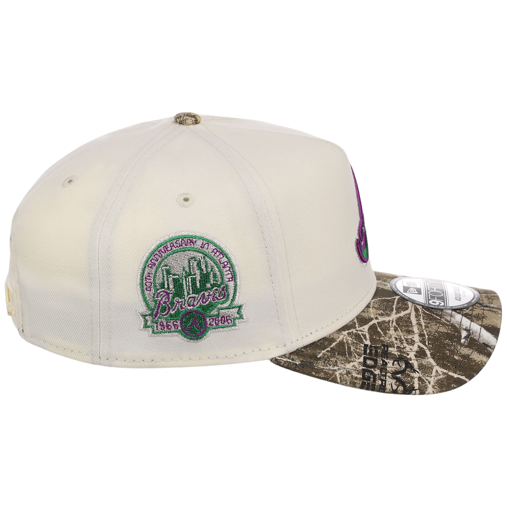 Atlanta Braves MLB Purple Trees New Era 9FORTY