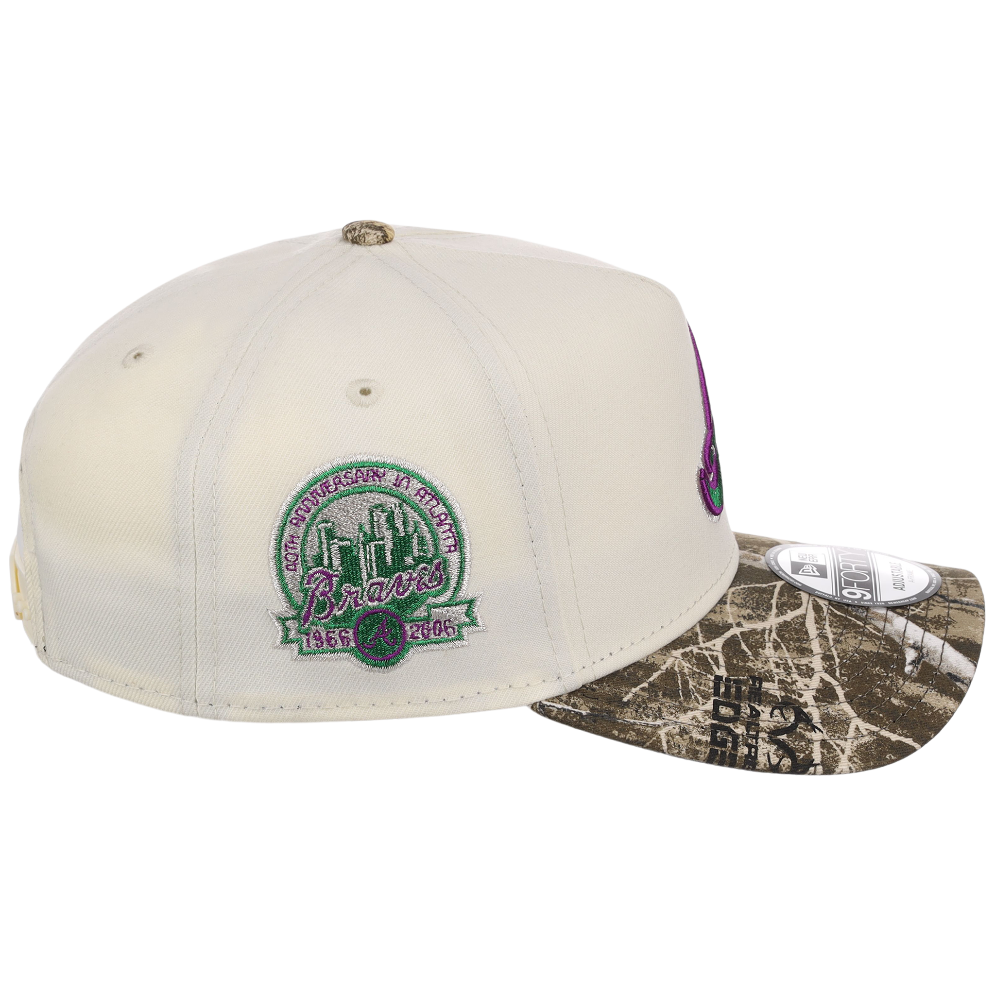Atlanta Braves MLB Purple Trees New Era 9FORTY