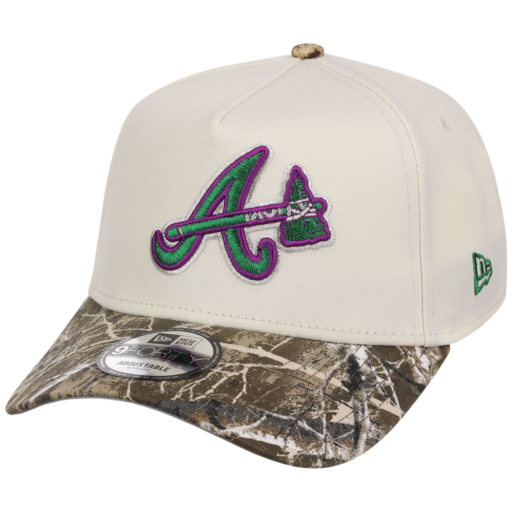 Atlanta Braves MLB Purple Trees New Era 9FORTY
