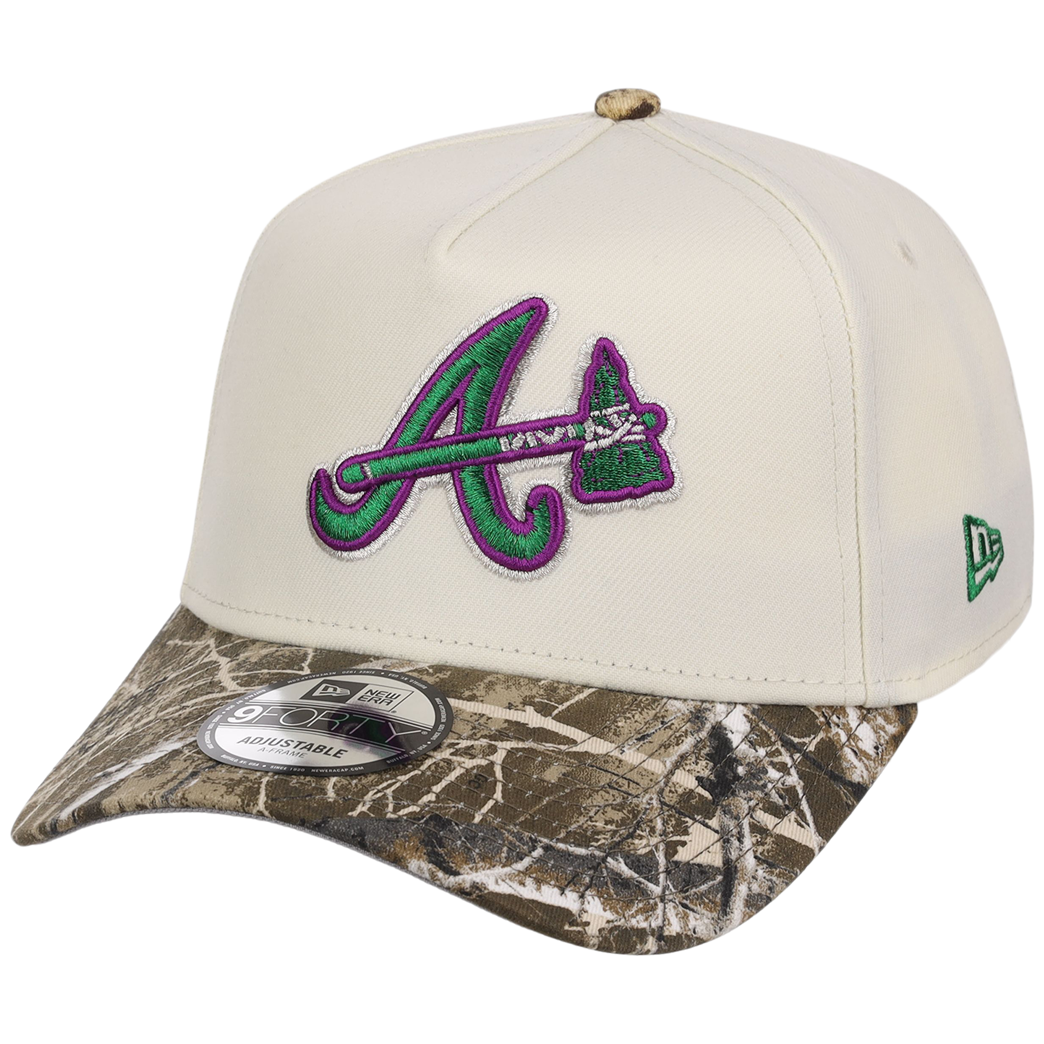 Atlanta Braves MLB Purple Trees New Era 9FORTY
