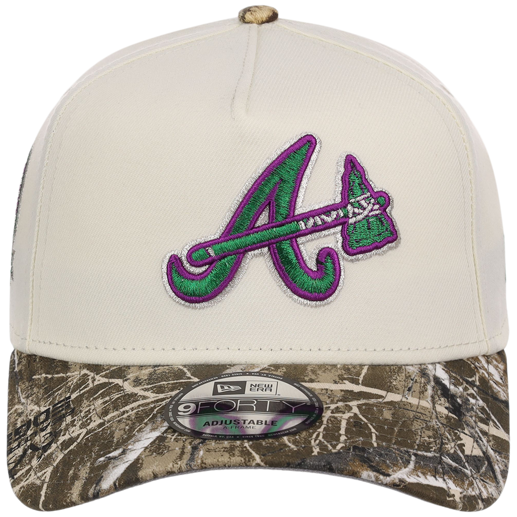 Atlanta Braves MLB Purple Trees New Era 9FORTY