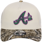 Atlanta Braves MLB Purple Trees New Era 9FORTY