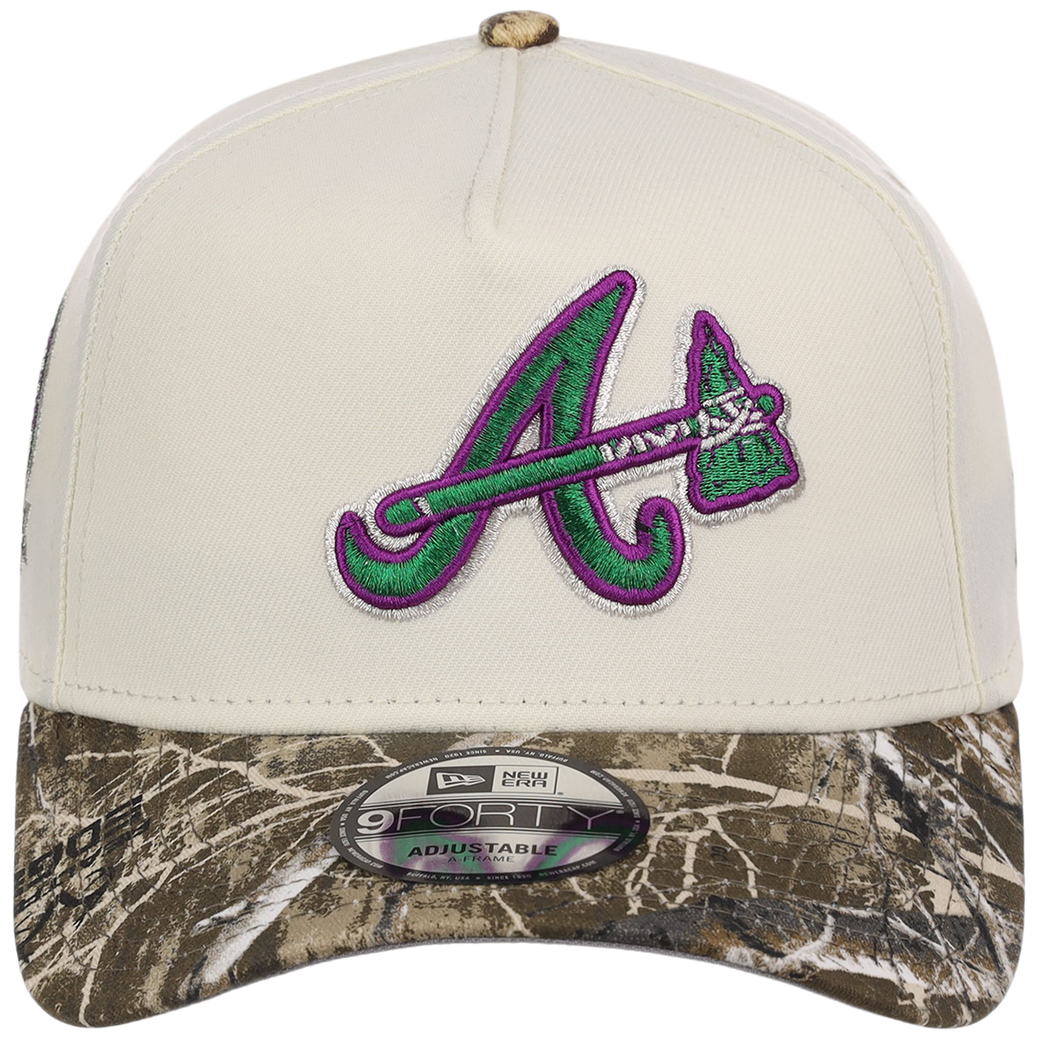 Atlanta Braves MLB Purple Trees New Era 9FORTY