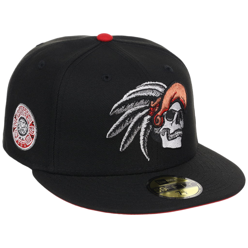 Crown the City: Mexico City - Aztec Head New Era 59FIFTY (Black/Black)