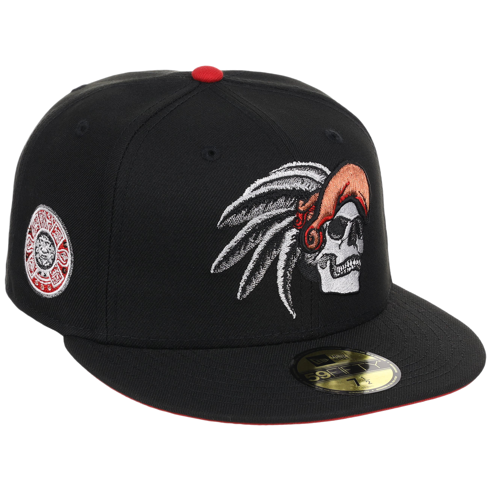 Crown the City: Mexico City - Aztec Head New Era 59FIFTY (Black/Black)