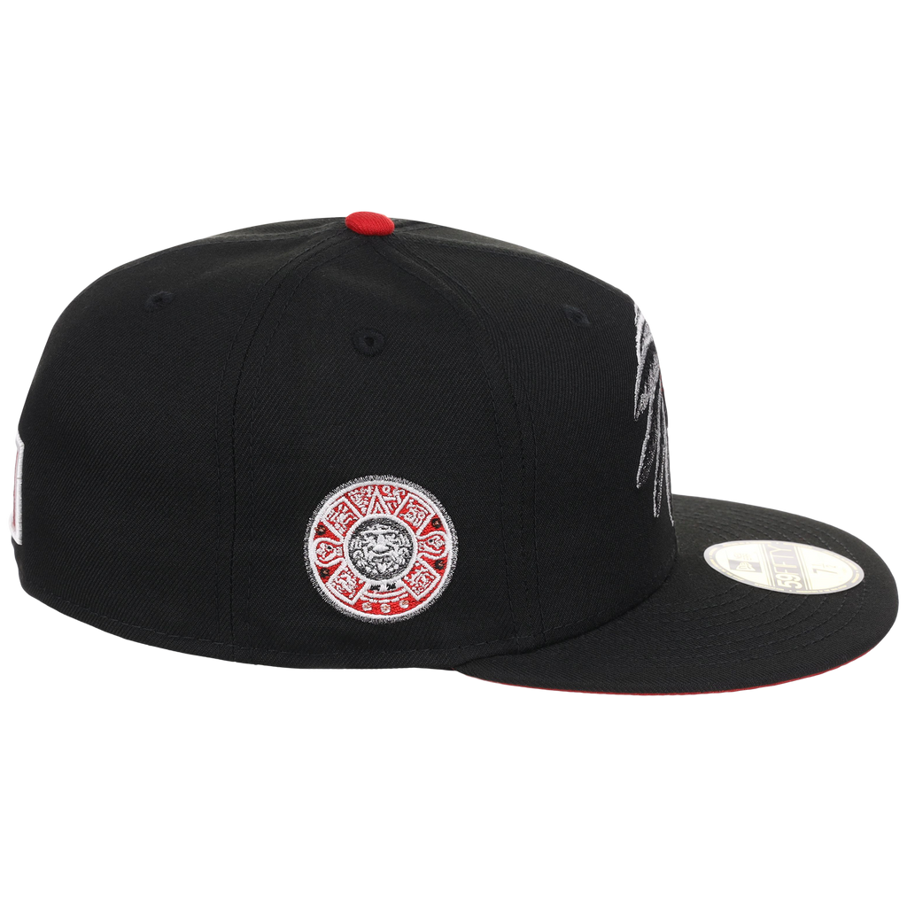 Crown the City: Mexico City - Aztec Head New Era 59FIFTY (Black/Black)