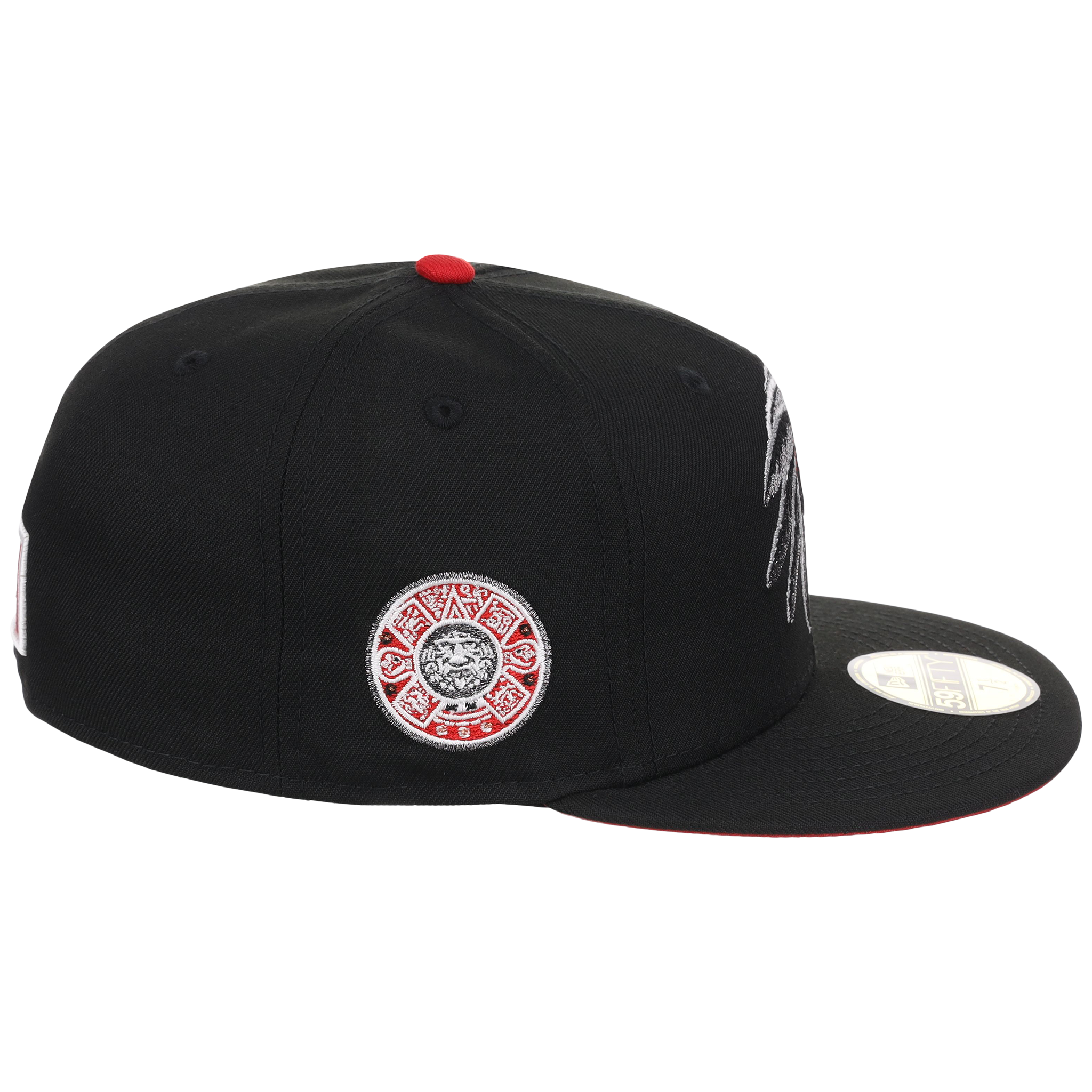 Crown the City: Mexico City - Aztec Head New Era 59FIFTY (Black/Black)