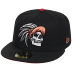 Crown the City: Mexico City - Aztec Head New Era 59FIFTY (Black/Black)
