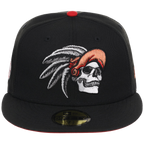 Crown the City: Mexico City - Aztec Head New Era 59FIFTY (Black/Black)