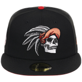 Crown the City: Mexico City - Aztec Head New Era 59FIFTY (Black/Black)