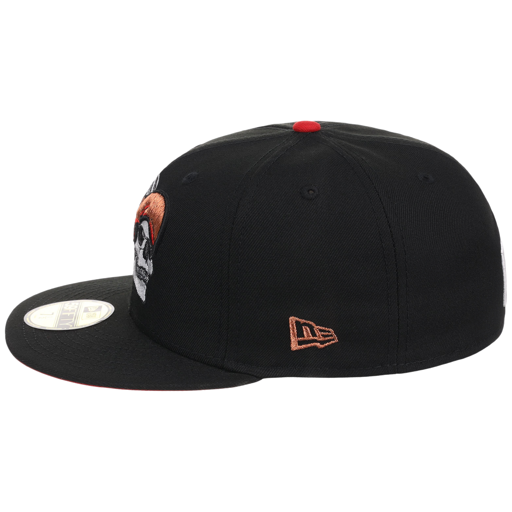 Crown the City: Mexico City - Aztec Head New Era 59FIFTY (Black/Black)