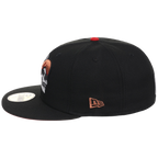 Crown the City: Mexico City - Aztec Head New Era 59FIFTY (Black/Black)