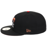 Crown the City: Mexico City - Aztec Head New Era 59FIFTY (Black/Black)