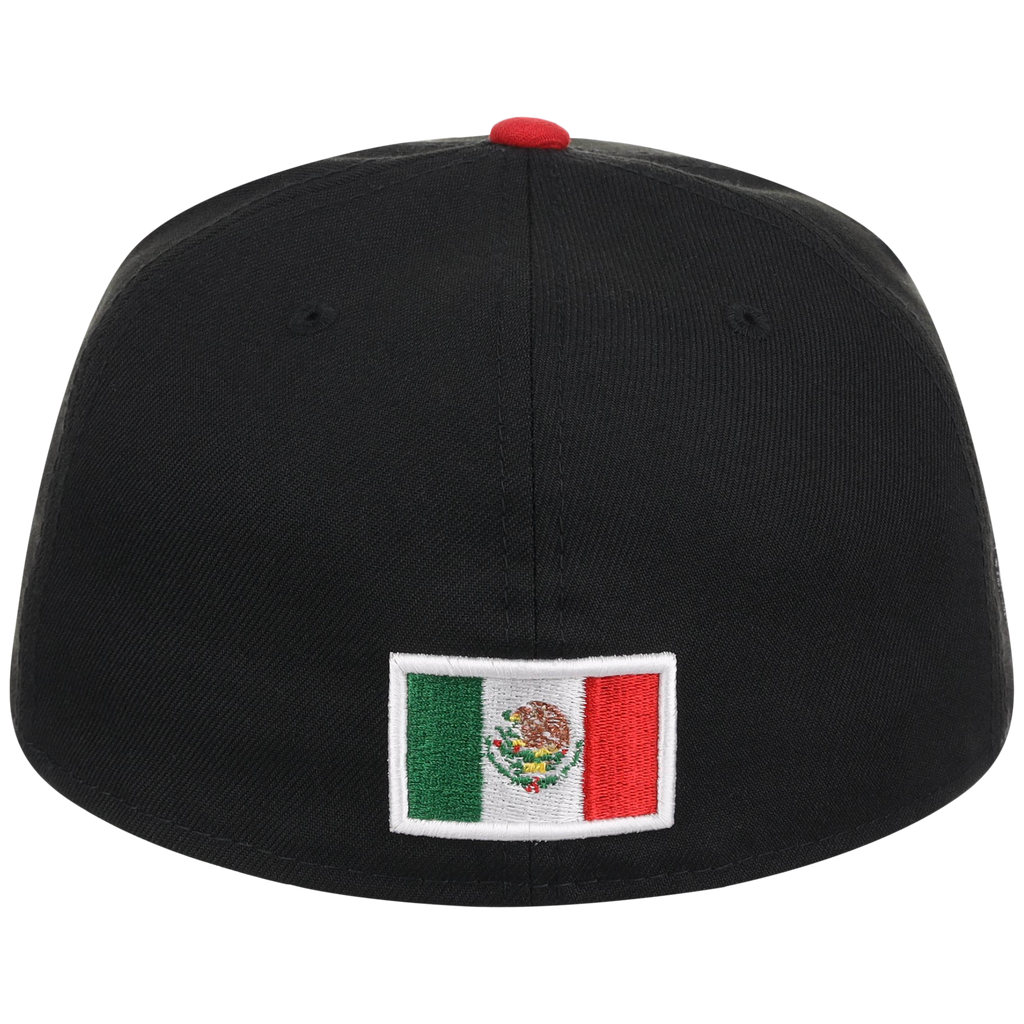 Crown the City: Mexico City - Aztec Head New Era 59FIFTY (Black/Black)