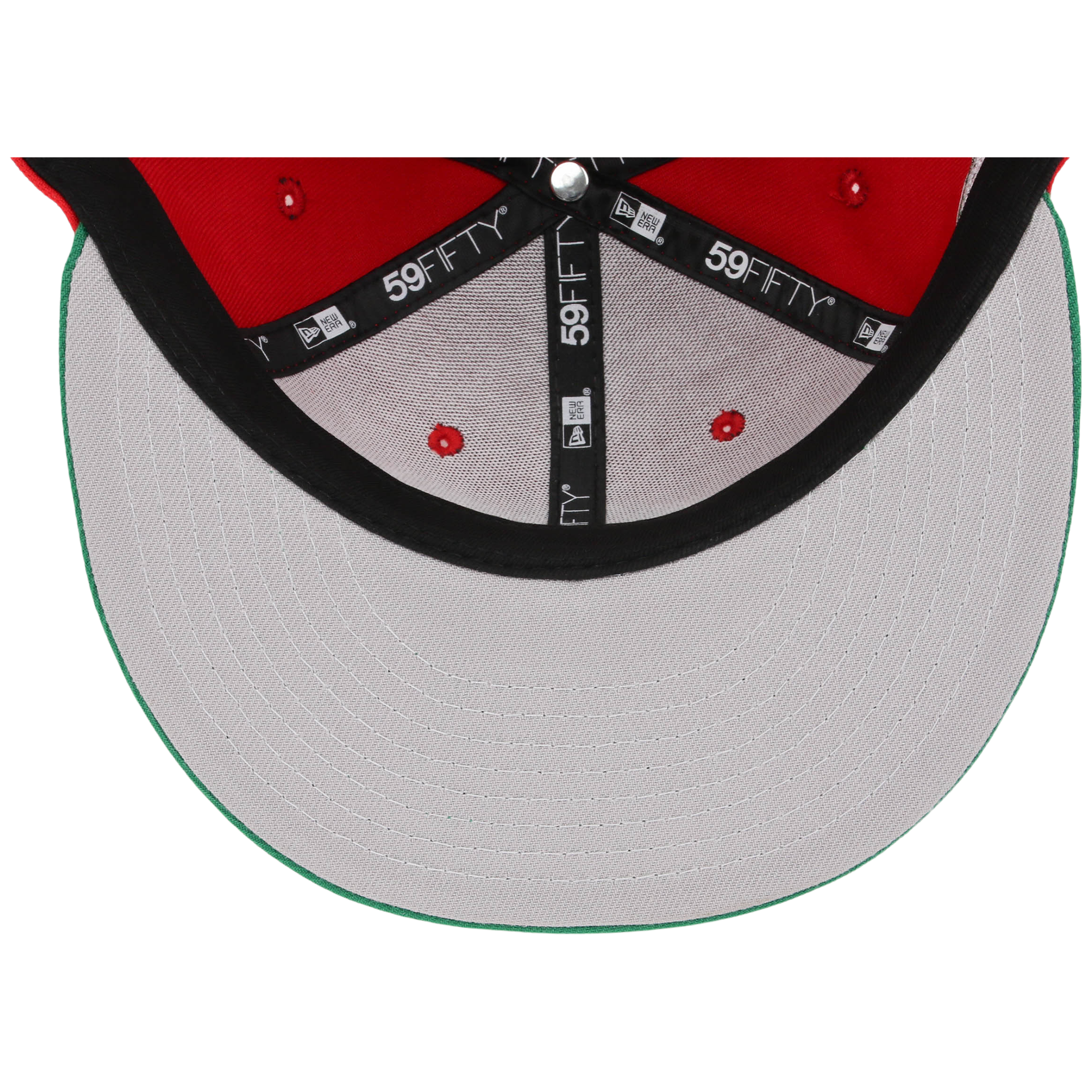 Crown the City: Mexico City - Aztec Head New Era 59FIFTY (Red/Dark Green)