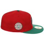 Crown the City: Mexico City - Aztec Head New Era 59FIFTY (Red/Dark Green)