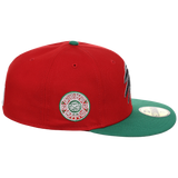 Crown the City: Mexico City - Aztec Head New Era 59FIFTY (Red/Dark Green)