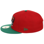 Crown the City: Mexico City - Aztec Head New Era 59FIFTY (Red/Dark Green)