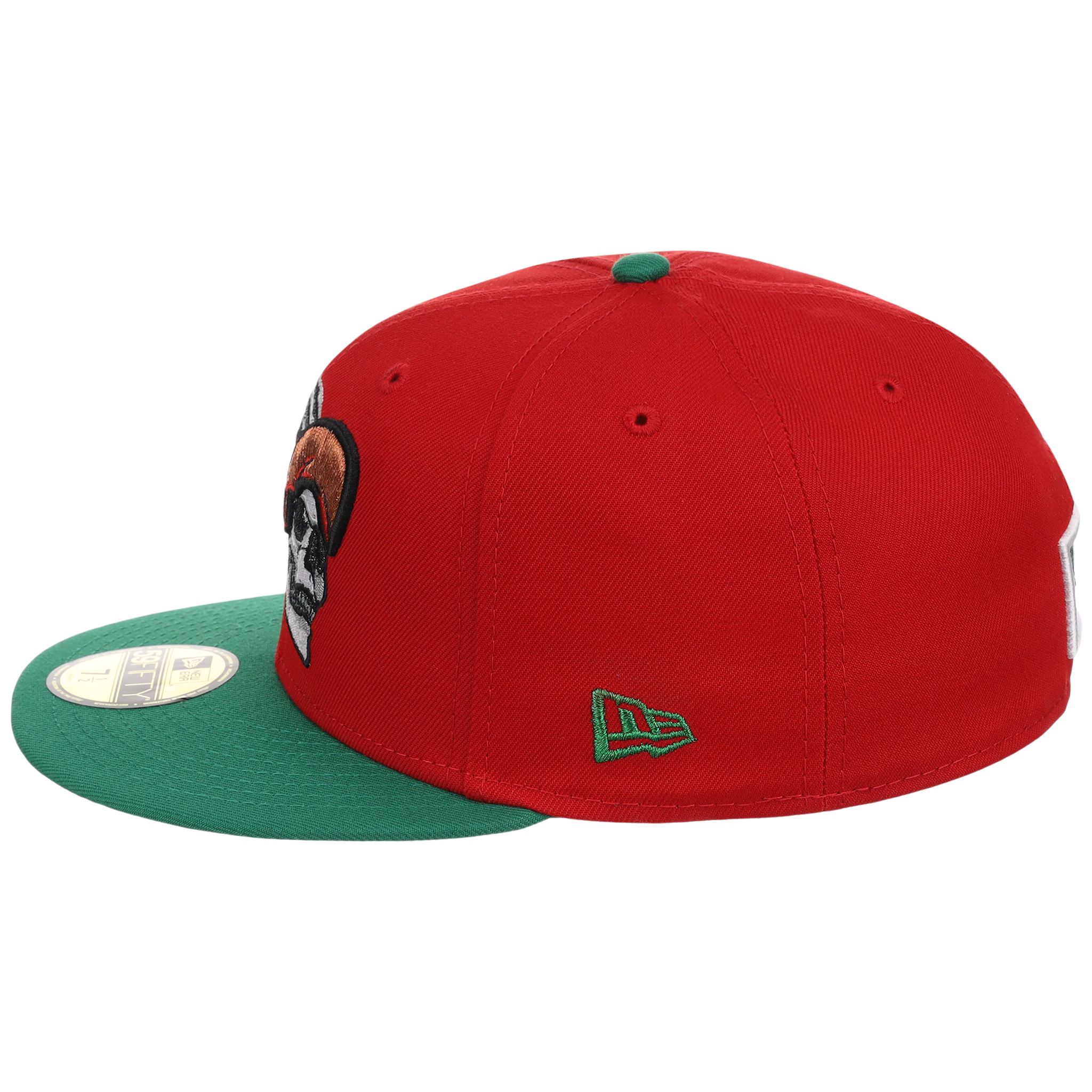 Crown the City: Mexico City - Aztec Head New Era 59FIFTY (Red/Dark Green)