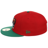 Crown the City: Mexico City - Aztec Head New Era 59FIFTY (Red/Dark Green)