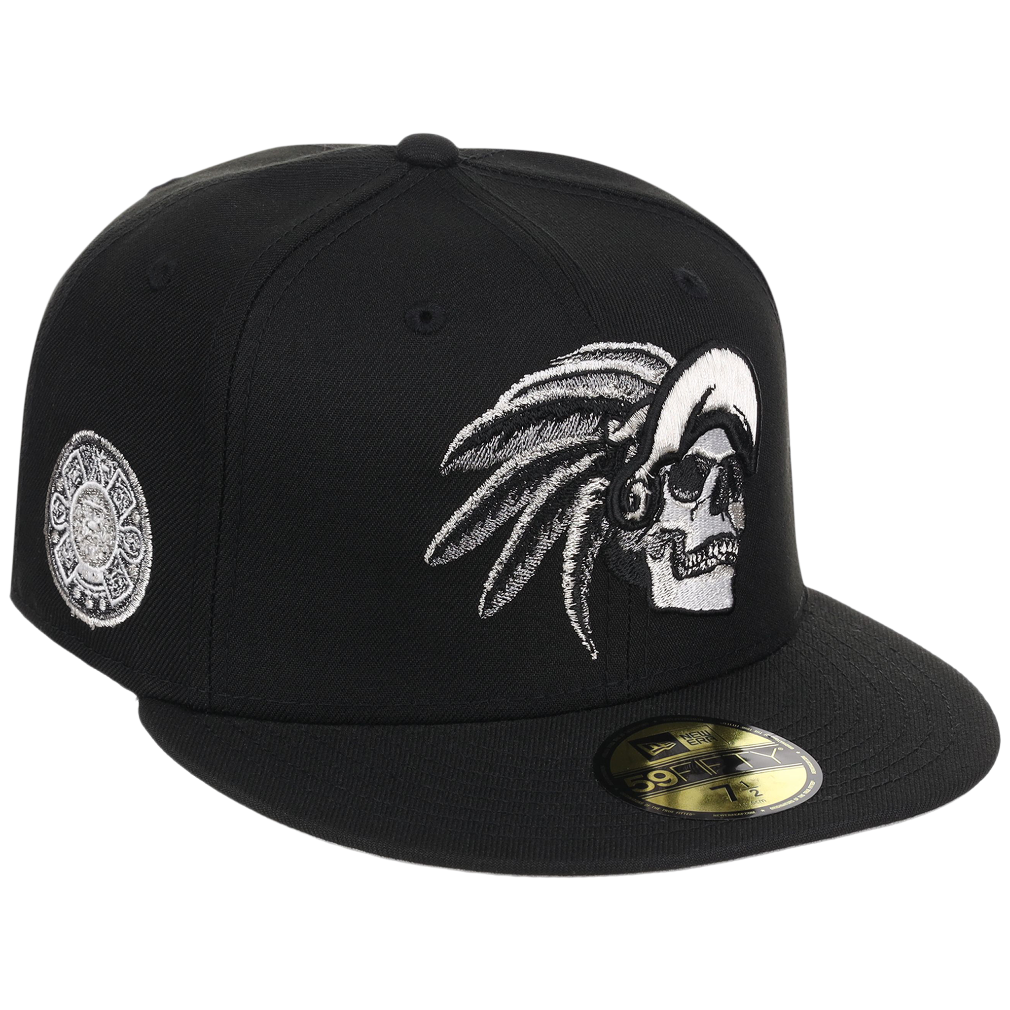 Crown the City: Mexico City - Aztec Head New Era 59FIFTY (Black/Black)