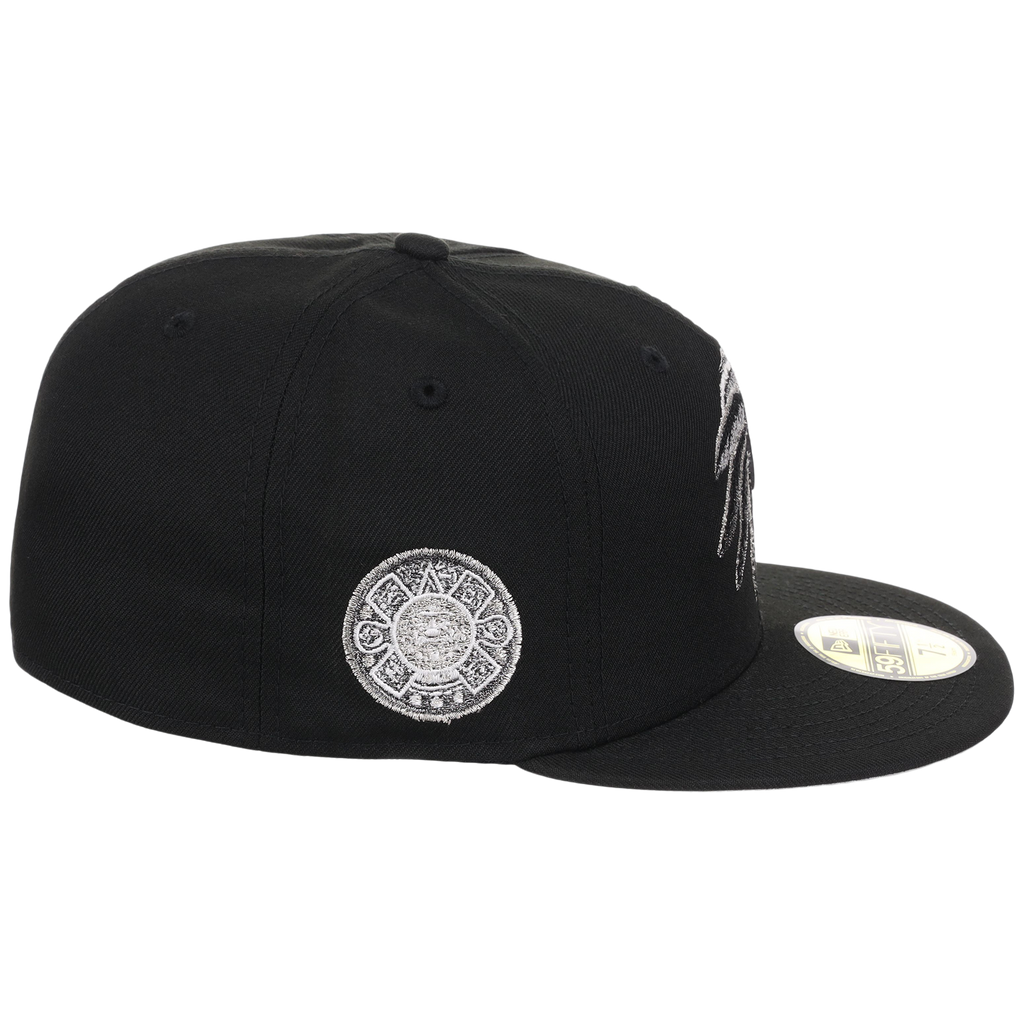 Crown the City: Mexico City - Aztec Head New Era 59FIFTY (Black/Black)