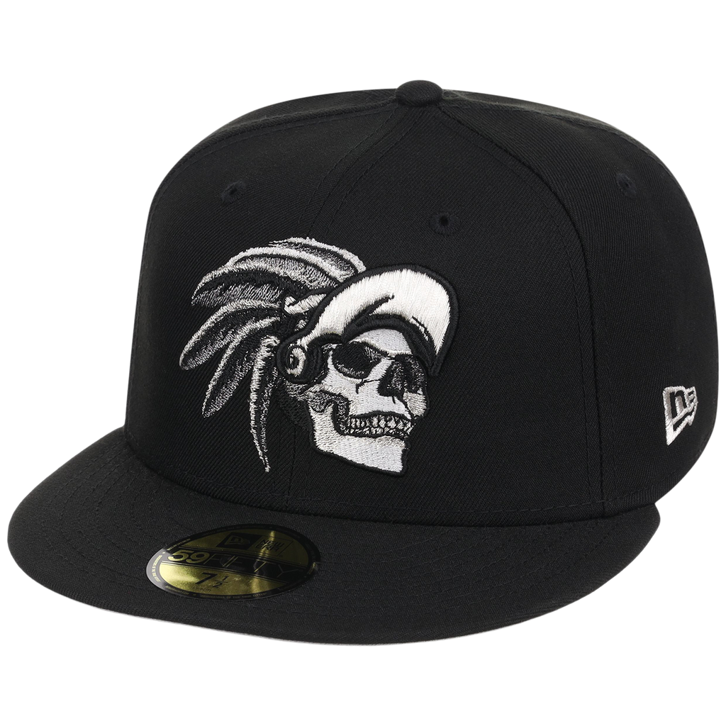 Crown the City: Mexico City - Aztec Head New Era 59FIFTY (Black/Black)