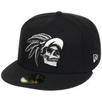 Crown the City: Mexico City - Aztec Head New Era 59FIFTY (Black/Black)