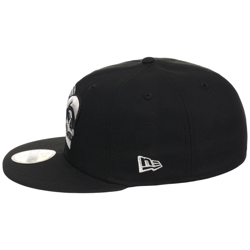 Crown the City: Mexico City - Aztec Head New Era 59FIFTY (Black/Black)